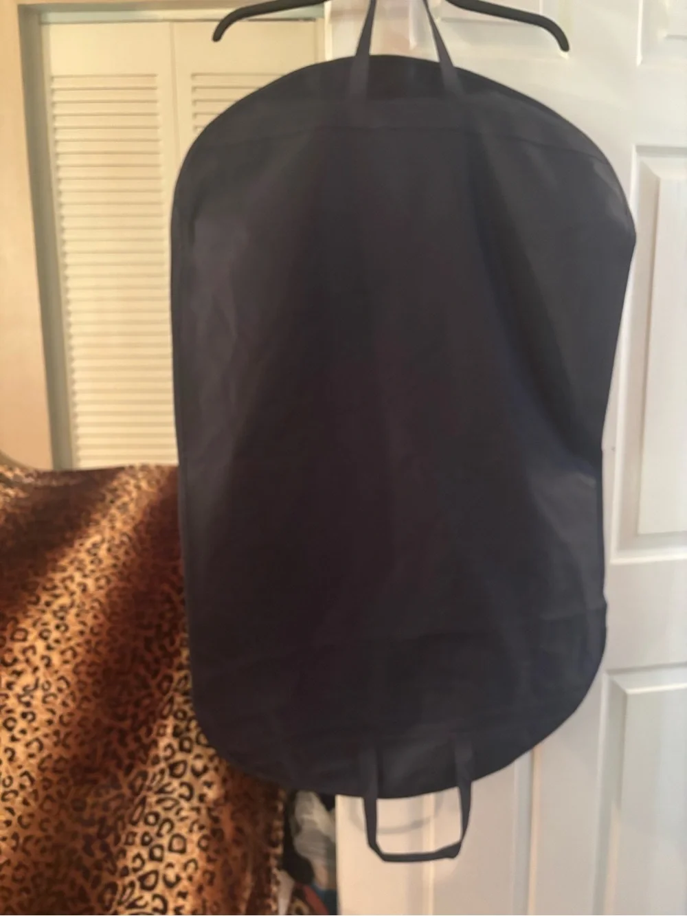 Ralph Lauren Black Travel Garment Bag with Gold Logo
